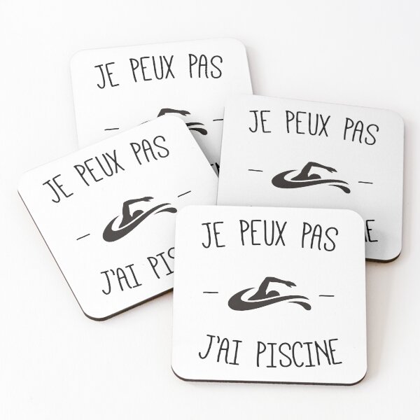 Aperçu de l'œuvre Je Peux Pas J'ai Piscine créée et vendue par eDigi-Arts.