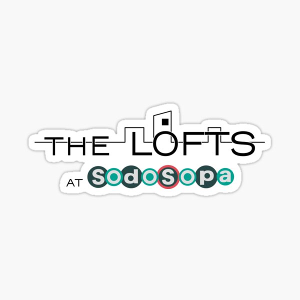 The Lofts at Sodosopa inspired by South Park  Sticker