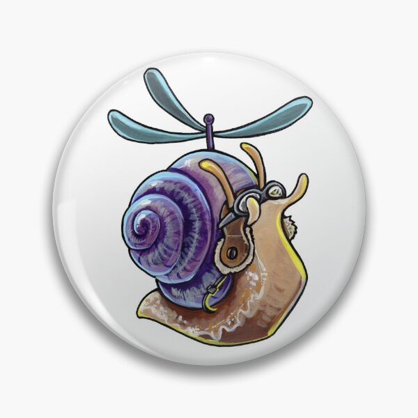 Item preview, Flying snail designed and sold by ArtOfBianca.