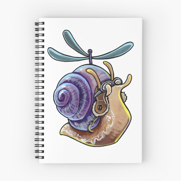 Item preview, Flying snail designed and sold by ArtOfBianca.