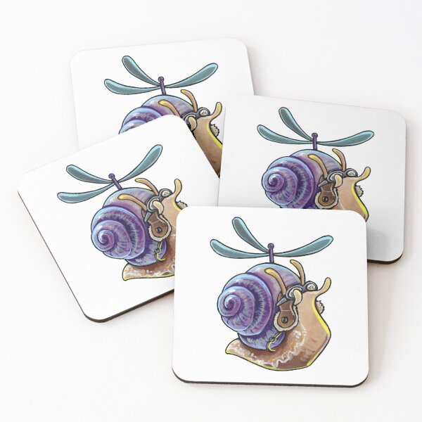 Item preview, Flying snail designed and sold by ArtOfBianca.