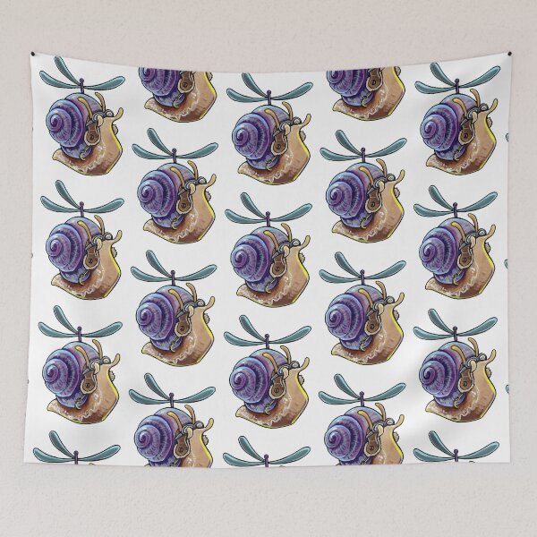 Item preview, Flying snail designed and sold by ArtOfBianca.
