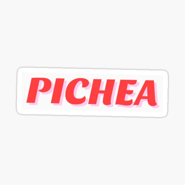 PICHEA - RED AND PINK Sticker