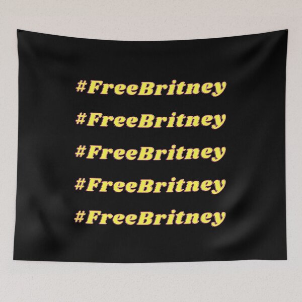 Item preview, Free Britney - #FreeBritney (Yellow) designed and sold by AmpersandCuster.