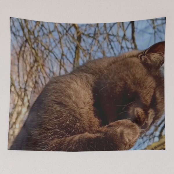 Item preview, cat clean herself designed and sold by ahmadshalqeh.