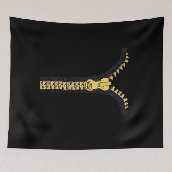 Item preview, Black with gold zipper designed and sold by Artonmytee.