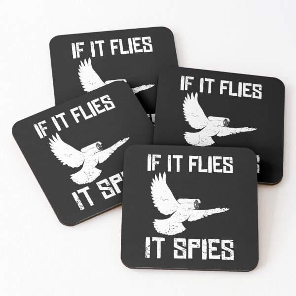 Item preview, If It Flies It Spies Conspiracy Theory Birds Aren’t Real print designed and sold by jakehughes2015.