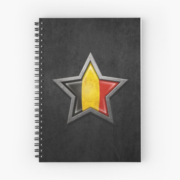 Item preview, Belgian Flag inside of an Aged and Scratched Star designed and sold by JeffBartels.