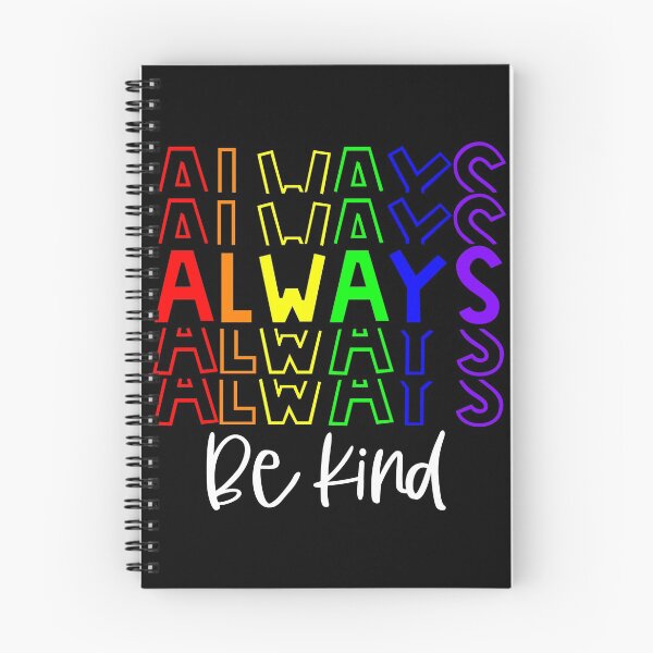 Item preview, Always Be Kind Rainbow Edition (white) designed and sold by wacheypena.