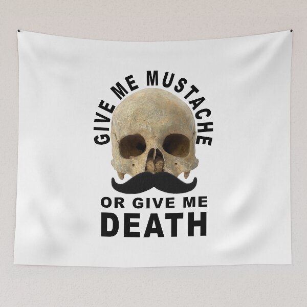 Item preview, Mustache or Death designed and sold by Randy Turnbow.