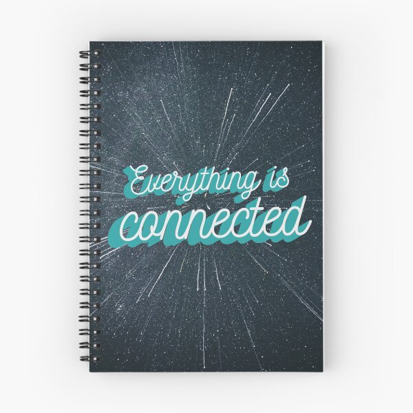 Item preview, Everything is connected | Space art, connected, galaxy, together, compassion, modern retro vibes, designed and sold by ruepix.