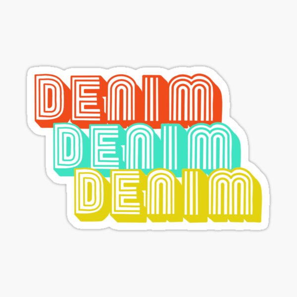 Item preview, Denim Denim Denim (Retro) designed and sold by itslothqueen.