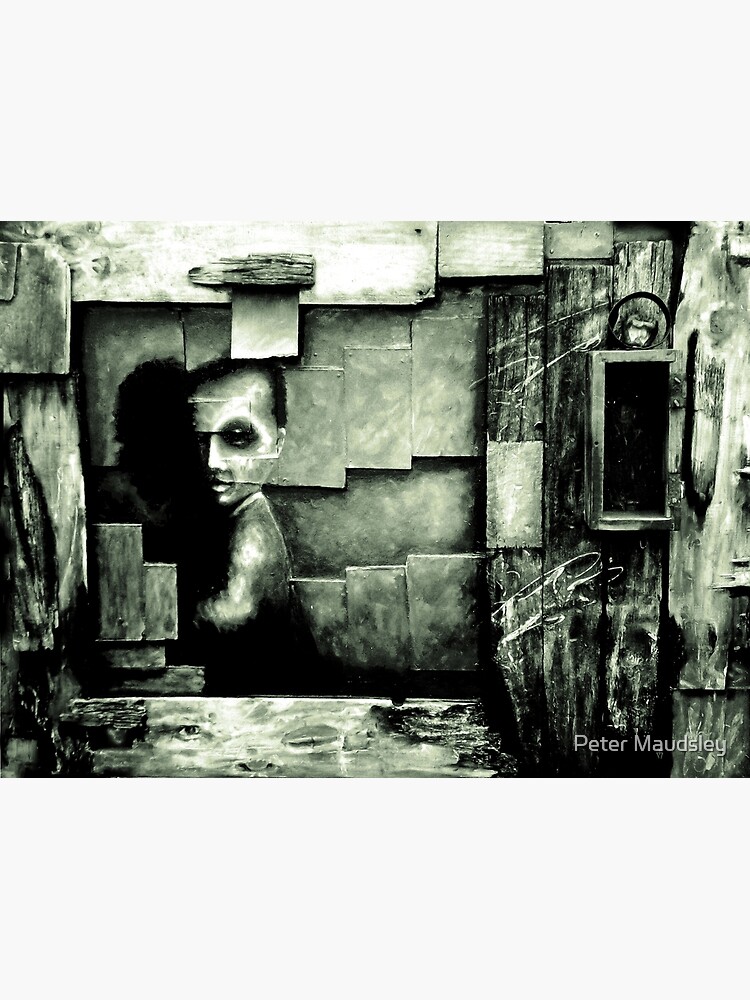 "The Hermit Black and white version" Poster for Sale by PeterMaudsley