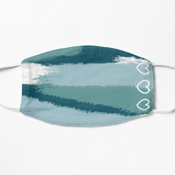 Teal Abstract Mask