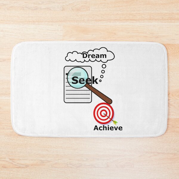 Item preview, Dream Seek Achieve Affirmation designed and sold by Bliss Find And Design.
