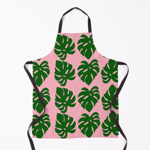 Item preview, Pink & Green Tropical Monstera Leaf Pattern designed and sold by WildeandCo.