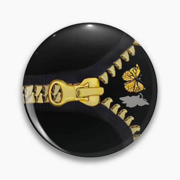 Item preview, Black with gold zipper and butterfly flying out designed and sold by Artonmytee.