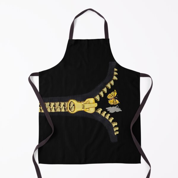 Item preview, Black with gold zipper and butterfly flying out designed and sold by Artonmytee.