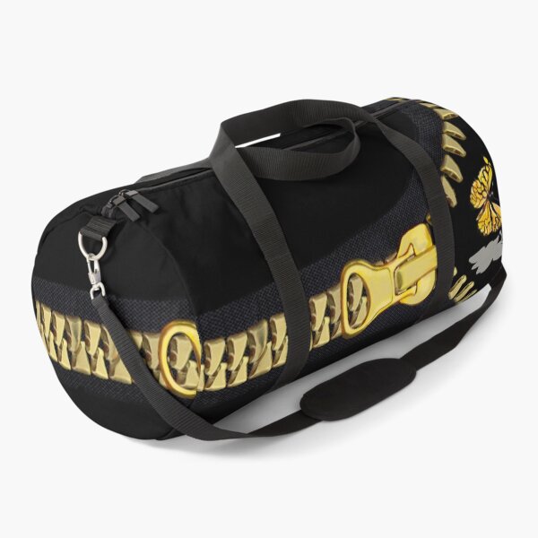 Item preview, Black with gold zipper and butterfly flying out designed and sold by Artonmytee.