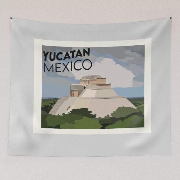 Item preview, Vintage Travel Yucatan Mexico designed and sold by beckahbrooks.