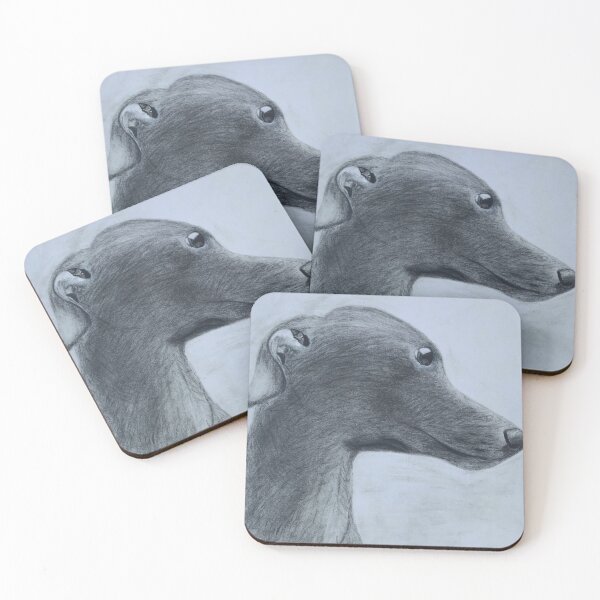 Item preview, Greyscale Greyhound  designed and sold by SabrinaSzostak.