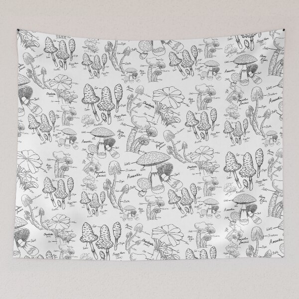 Item preview, Mushrooms  designed and sold by Dori Sparrow.