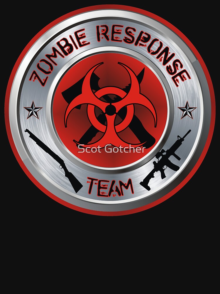 "Zombie Response Team" Tshirt by vigilanteartist Redbubble zombie