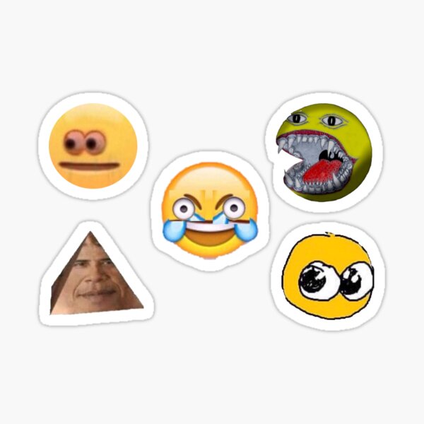 cursed emojis pt 6 Sticker pack - Stickers Cloud