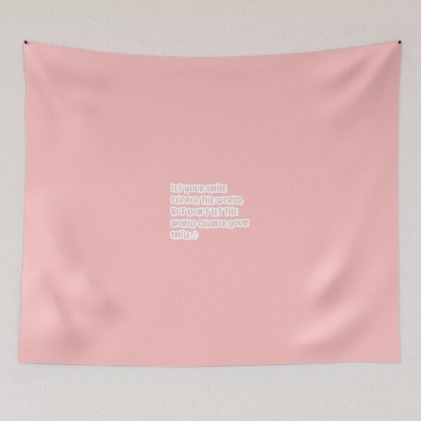 Item preview, pink smile quote designed and sold by vibesdesings.