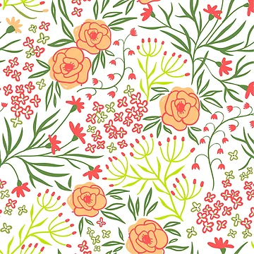 Artwork thumbnail, Floral Pattern by ShopEssentials