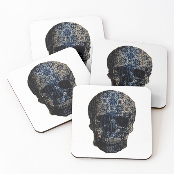Item preview, The Los Muertos skull designed and sold by The Iconic Minimalist.