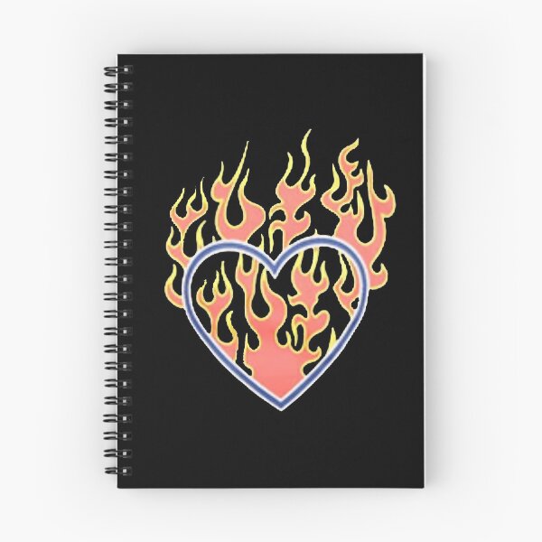 Item preview, heart on fire designed and sold by dancingpotato.