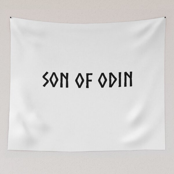 Item preview, Son of Odin Norse Pagan Viking Mythology Black designed and sold by BluePagan.