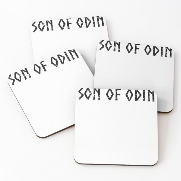 Item preview, Son of Odin Norse Pagan Viking Mythology Black Distressed designed and sold by BluePagan.