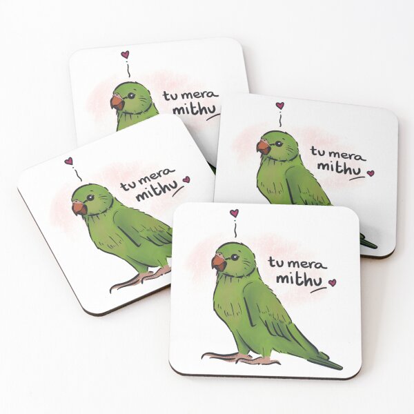 Item preview, Tu Mera Mithu, You Are My Sweetie designed and sold by Sophie Hurst Illustration.