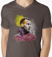 Ryan Giggs (MUFC) Painting Men's V-Neck T-Shirt