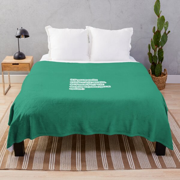 Item preview, green smile quote designed and sold by vibesdesings.