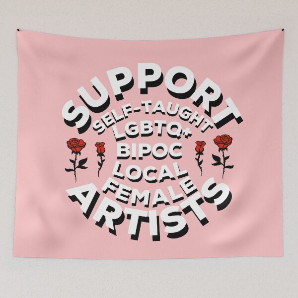 Artikelvorschau, Support Artists (Autodidakt, lgbtq +, bipoc, lokal, weiblich) entworfen und verkauft von Hayze Taylor.