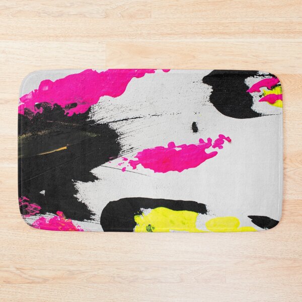 Item preview, Black Yellow Pink Abstraction designed and sold by JuicyAnn.