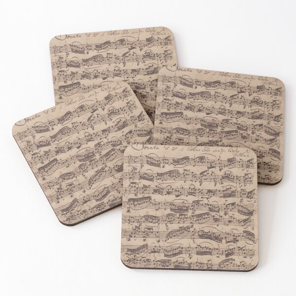 Item preview, Bach BWV 1001 - Adagio Manuscript designed and sold by miha.guitar.