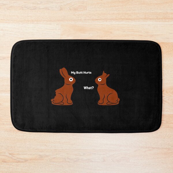 Item preview, Easter bunny funny my butt hurts designed and sold by Dream Imagine Create ..