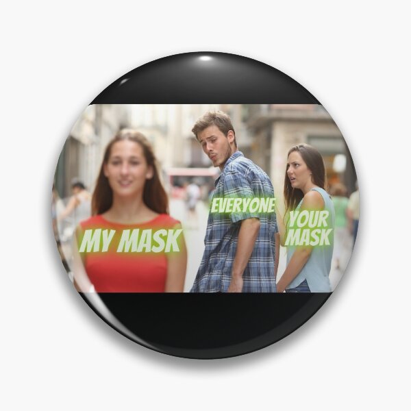 Item preview, Distracted Boyfriend Meme Mask, 2020 Mask, Cool Mask, Reusable Mask, Funny Mask, Meme Mask, Funny Gift, One Size Fits All designed and sold by LoveGiftHub.