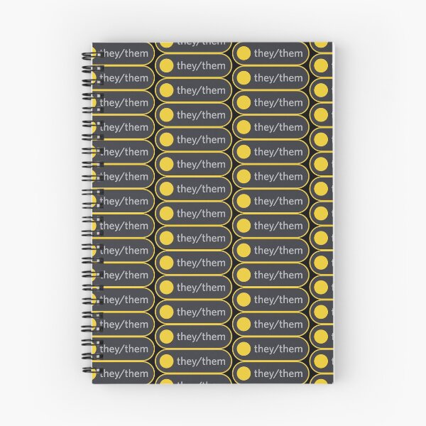 Item preview, They/Them Discord Pronoun Role - Yellow designed and sold by ijanet.