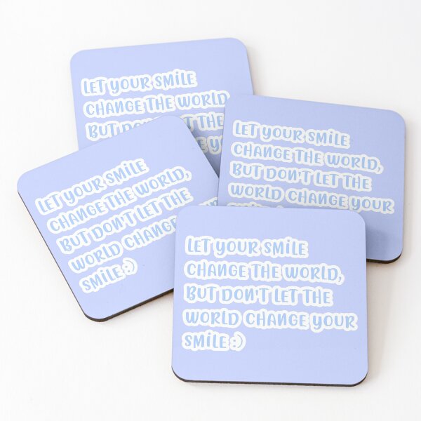 Item preview, periwinkle smile quote designed and sold by vibesdesings.