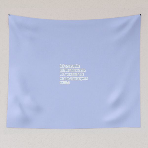 Item preview, periwinkle smile quote designed and sold by vibesdesings.