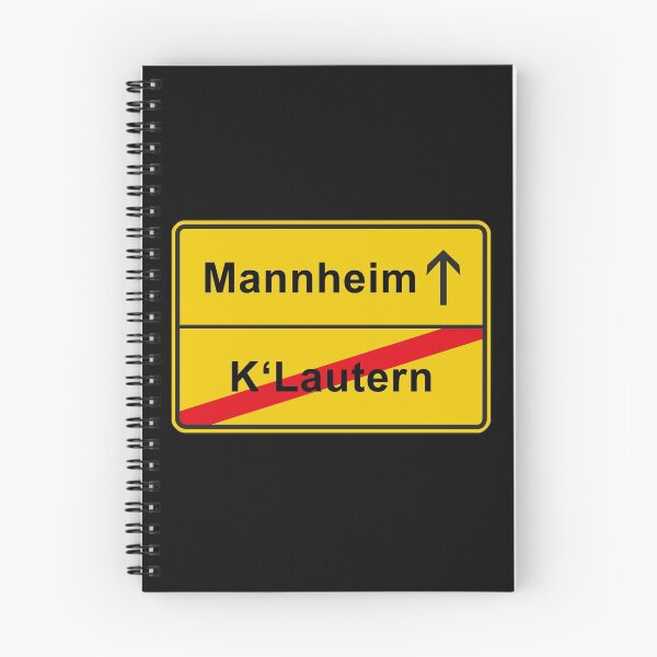 Item preview, Mannheim Mannem MA anti Kaiserslautern place-name sign designed and sold by GeogDesigns.