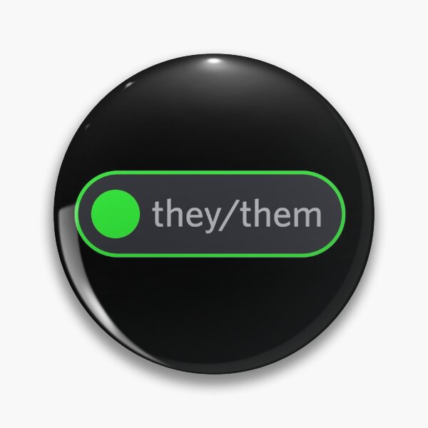 Item preview, They/Them Discord Pronoun Role - Green designed and sold by ijanet.