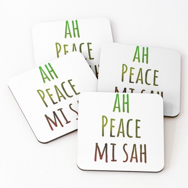 Item preview, Ah peace mi sah designed and sold by JAMAICAMERCH.