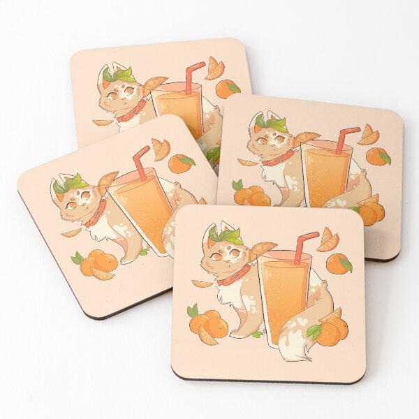Item preview, Orange Juice Cat designed and sold by PanfriedArtShop.