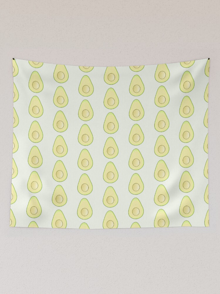 Thumbnail 2 of 3, Tapestry, Avocado designed and sold by DrawingBasic.
